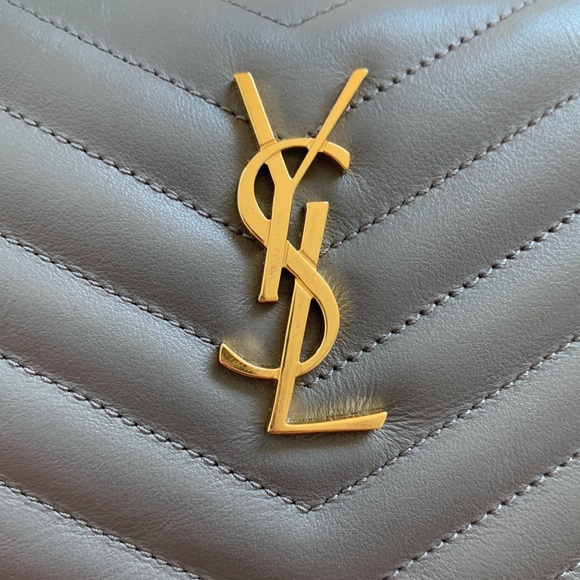 YSL POUCH MONO NEW JOLIE FOG - Picture 2 of 7